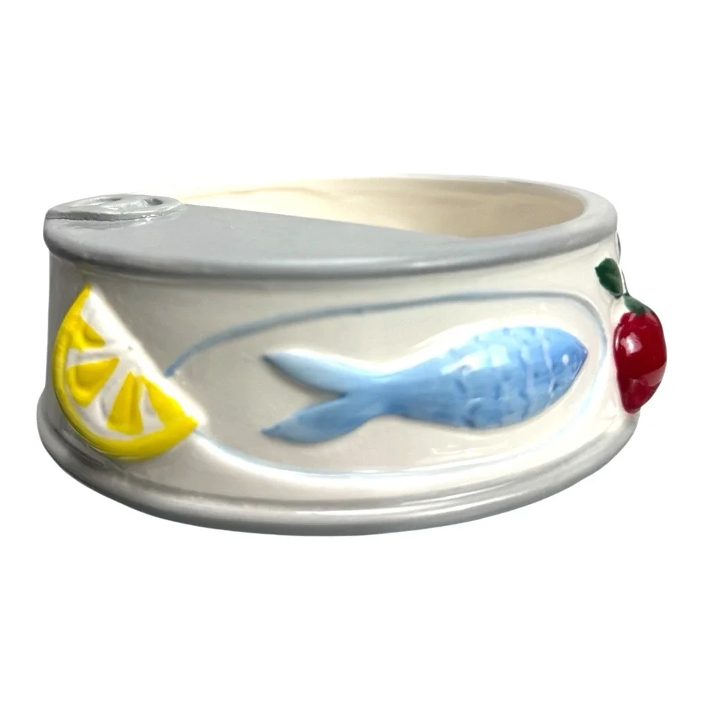Luna & Sage Artisan Ceramic Cat Water Bowl – Hand‑Painted 